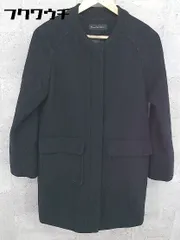 ◇ green label relaxing UNITED ARROWS ジップアップ ウール コート サイズ38 ブラック レディース  【1002800910434】