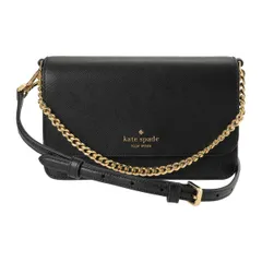 新品 ケイトスペード kate spade ショルダーバッグ スモール フラップ クロスボディ ブラック