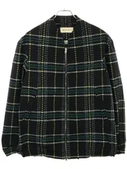 MARNI マルニ 14SS チェック柄ノーカラーナイロンブルゾン ブラック 44 JUMUP06A00TP410のサムネイル