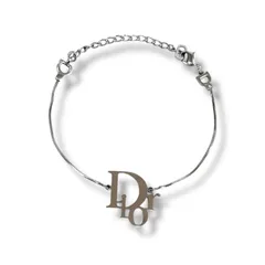 Christian Dior クリスチャンディオール　ロゴ　ブレスレット　シルバー金具　SV ワンポイント　ヴィンテージ