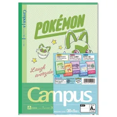 ショウワノート ポケットモンスター ノート キャンパスノート A罫 B5サイズ 5冊パック 120729001
