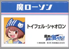 【中古】バッジ・ピンズ トイフェル・シャオロン スクエア缶バッジ 「魔界の主役は我々だ!×ローソン」
