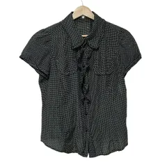 最終価格トゥービーシック☆半袖トップス☆ブラック☆フラワー☆44