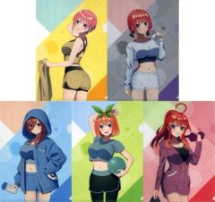 [중고] 클리어 파일 전 5종 세트 A4 클리어 파일 [MOLLY.ONLINE 스크래치 영화 오등분의 신부] D상