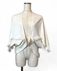 ISSEY MIYAKE イッセイミヤケ A-POC フリンジ サークル ニット カーディガン ボレロのサムネイル