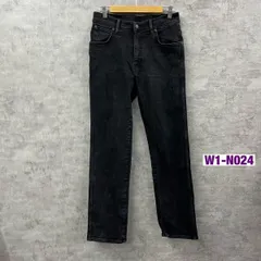 Wrangler ラングラー デニムジーンズパンツ ブラック レギュラー ジップフライ W31L32 実寸W30in 377C506 USA 海外輸入 古着 W1-N024