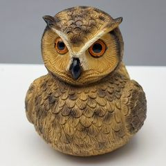 ヴィンテージのミッドセンチュリー風陶器製フクロウの置物 - メルカリ
