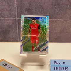 2020 Topps Chrome Dominik Szoboszlai FC Red Bull Salzburg Cracked Ice Refractor カード