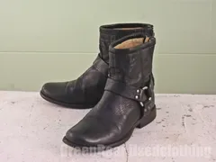 レディース　FRYE エンジニアブーツ　黒　レザー　USA製 Amazon.com | Frye Women's Engineer 12R Boot, Black - 5.5
