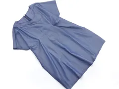 BEAMS LIGHTS ビームスライツ デニム タック ドルマン チュニック ワンピース size38/紺 ■◆ レディース