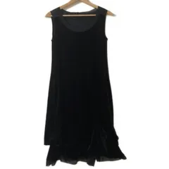 【極美品】FOXEY BOUTIQUE ワンピース ひざ丈 ノースリーブ 42 FOXEY フォクシー ノースリーブワンピース ドレス レディース42