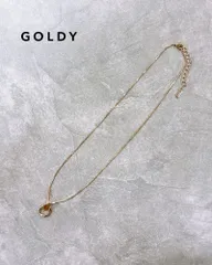 GOLDY/ゴールディ/ドロップメタル マーブルカラーネックレス/アクセサリー/3240207