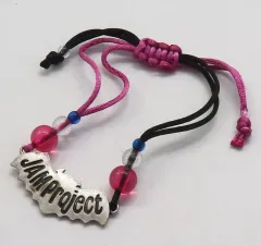 【中古】アクセサリー(非金属)(男性) JAM Project ミサンガ(ピンク×黒) 「JAM Project LIVE TOUR 2016 ～AREA Z～」 カプセル景品