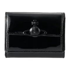 新品 ヴィヴィアン ウエストウッド Vivienne Westwood 3つ折り財布 ブラック