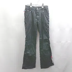 ◇ Θ le coq sportif ルコックスポルティフ ゴルフウェア ストレートパンツ サイズ7 ブラック系 レディース E  【1503310004687】