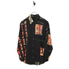 VINTAGE PRINTED SHIRT/M