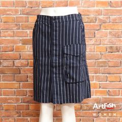 春夏/G-STAR RAW/Mサイズ/スカート D09425-A071 ピンストライプ カーゴポケット  ジースターロウ 新品/紺/ネイビー/kz423/