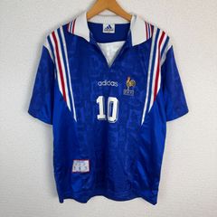 97-98　フランス代表　ジダン　アディダスオフィシャル　当時物ユニフォーム 97-98 フランス代表 ジダン アディダスオフィシャル 当時物
