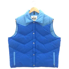 Woolrich (ウールリッチ) ③ 70s Vintage ダウンベスト ユニセックス ブルー XLのサムネイル
