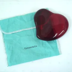 TIFFANY&Co. ハートペーパーウェイト ティファニー ハート ペーパーウェイト（レッド）を買い取りまし