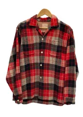 60s Truval シャツ コットン オープンカラー 検 50s レーヨン Truval 50s 60s 開襟 オープンカラー ヴィンテージ ボックス