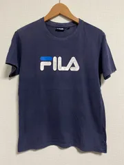 FILA ロゴ T古着 S ネイビー