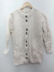 ◇ snidel スナイデル ウール モヘヤ混 ふわふわ ニット 長袖 カーディガン サイズF ベージュ ピンク レディース P 【1307250036896】