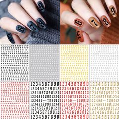 【数量限定】ネイルステッカー DIY 綺麗です アルファベット アルファベット 英語 英字 (2074) 3D ネイルシール 8枚 LANODO
