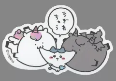 【中古】シール・ステッカー ハチワレ(ちぎれちゃう) スマホに貼れるサイズのステッカー 「ちいかわなんか小さくてかわいいやつ」