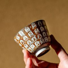 陶磁 手描き 茶杯 中国茶器 紅茶