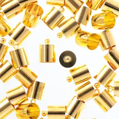 カツラ　ゴールド　10mm　金具　50個　留め具　タッセルキャップ　AP1979のサムネイル