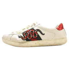 GUCCI グッチ エンブロイダリー スネーク ローカットスニーカー