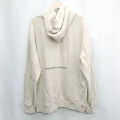 ◇ ⊆ Kappa　カッパ ワンポイント　スポーツブランド 長袖 パーカー サイズL ベージュ系 メンズ E  【1504210013908】