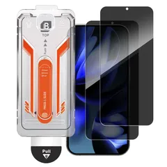 【数量限定】Beetast Google Pixel 9a 用 ガラスフィルム ガイド枠付き 覗き見防止 pixel 9a フィルム 指紋認証対応 自動吸着 全面保護 硬度 9H 耐衝撃 ピクセル9a 強化ガラス 貼り付け超簡単 高光沢 気泡レス Touch対