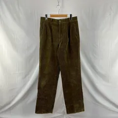 S1 90s 日本製 CHAPS RALPH LAUREN チャップス ラルフローレン コーデュロイパンツ スラックス ワイド 2タック ビッグサイズ 日本古着 used