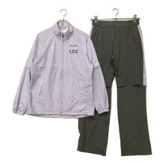 中古 レディース ルコックスポルティフ le coq sportif レインウエア LL パープル 紫 2WAY 上下