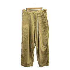 unfil / アンフィル | raw silk denim cropped pants ロー シルク デニム クロップド パンツ | 1 | sand beige | レディース