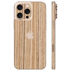 wraplus スキンシール iPhone16 Pro Max 対応 [ゼブラウッド1]