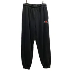 BALENCIAGA バレンシアガ 22AW Sweatpants New Sporty B ユーズド加工スウェットパンツ ブラック L