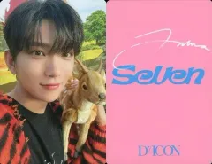 【中古】コレクションカード(男性) SEVENTEEN/JOSHUA(ジョシュア)/裏面ピンク・印刷サイン入り/「DICON D’FESTA MINI EDITION SEVENTEEN」フォトカード