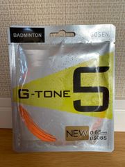 GOSENバドミントンストリングG-TONE5オレンジ
