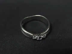4℃ ヨンドシー SV925 ラインストーン リング 指輪 アクセサリー 約12号 レディース シルバー系 DK4207