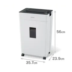 アイリス オートフィードシュレッダー Ａ４ ６０枚 マイクロクロスカット ＡＦＳＲ６０Ｍ ホワイト