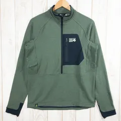 【Men's S グリーン系】 Mountain Hardwear ( マウンテンハードウェア ) ポーラテック パワーグリッド ハーフジップ ジャケット Polartec Power Grid Half Zip Jacket ポリエステル