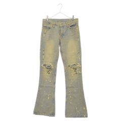 IF SIX WAS NINE (イフシックスワズナイン) MUDMAX DENIM PANTS マッドマックス ブーツカット デニムパンツ ダメージ加工 インディゴ