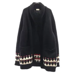 SAINT LAURENT PARIS (サンローランパリ) スパンコール ウール ショールカラー カーディガン ブラック 577638のサムネイル