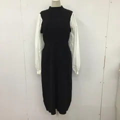 FREE'S MART フリーズマート ワンピース ロングスカート 131-2140003 布帛ドッキングロングニットワンピース