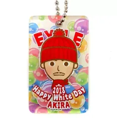 【中古】キーホルダー・マスコット(男性) AKIRA(EXILE) アクリルキーホルダー White Day 2018 ver. EXILE TRIBE STATION オンラインカプセル