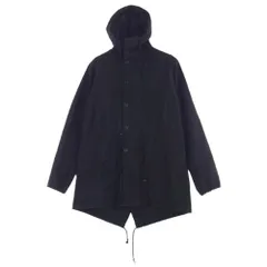 BLACK COMME des GARCONS ブラックコムデギャルソン 11AW 1H-C202 AD2011 フィッシュテール フーデッド モッズコート ブラック系 M【中古】のサムネイル