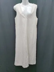 ◇ ⊂ Bab バブ 膝下丈 ジャンパースカート サイズS オフホワイト系 レディース P  【1409250023392】